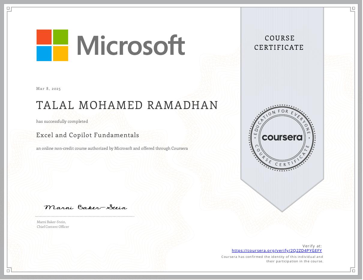 Excel and Copilot Fundamentals